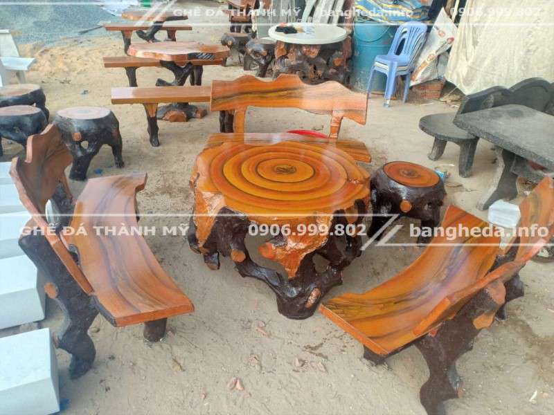 chuyên phân phối bàn ghế đá giá gỗ sân vườn đẹp nhất