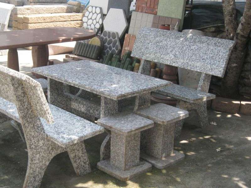 Bộ bàn ghế đá hoa cương