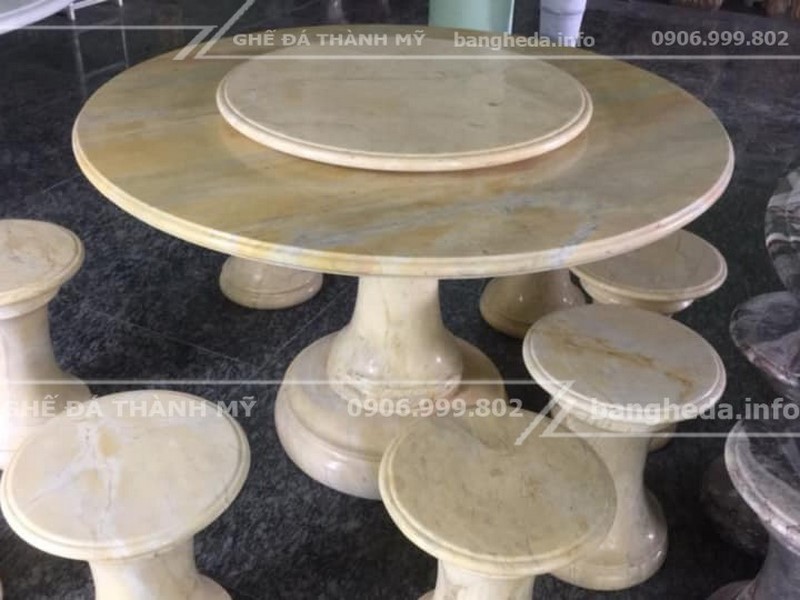 bàn ghế đá sân vườn đẹp 1