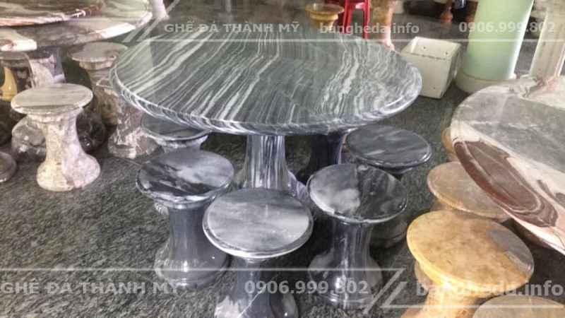 bộ bàn ghế đá tự nhiên 2