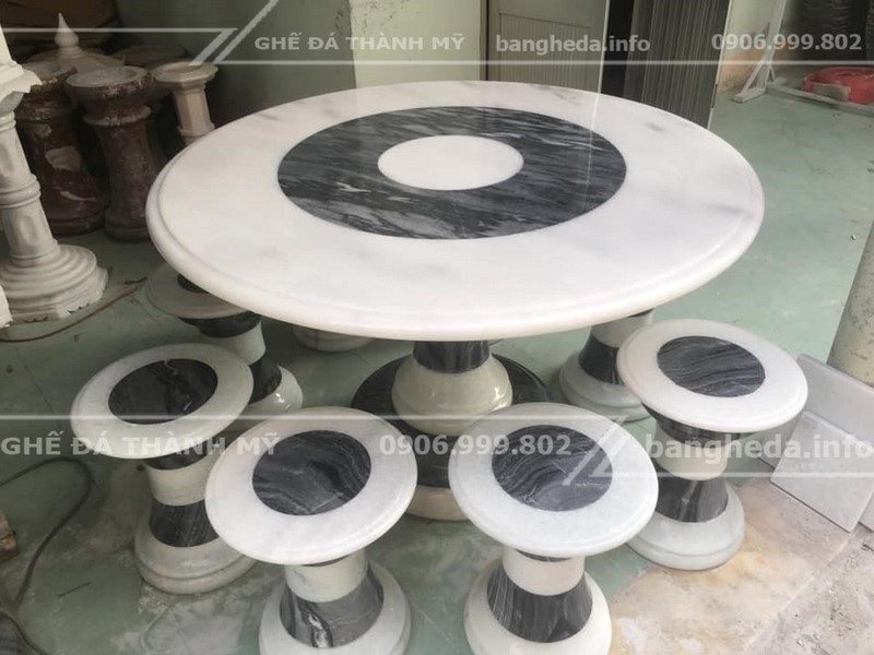 bàn ghế đá tự nhiên giá rẻ 1