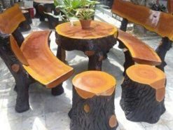Bộ bàn ghế đá ngoài trời