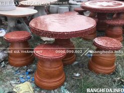 Bộ bàn ghế đá nhỏ [5 đôn]