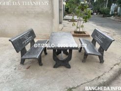 Bộ ghế đá ngoài trời