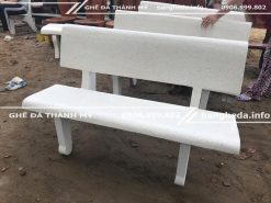 Ghế đá công viên trắng [Dài 1m2]