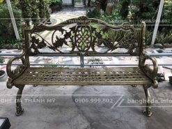 Ghế gang đúc sơn giả cổ