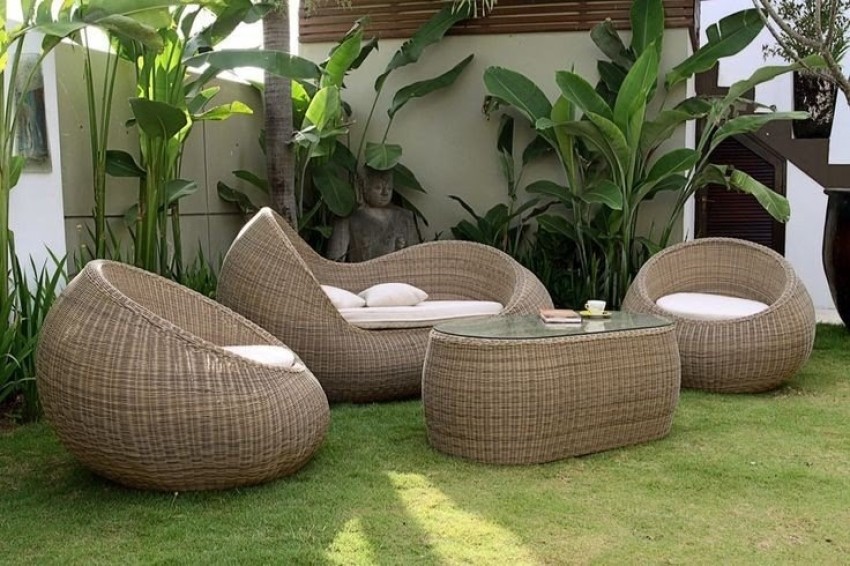 ghế nhựa giả mây