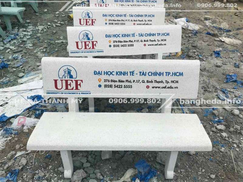 ghế đá sân trường 2